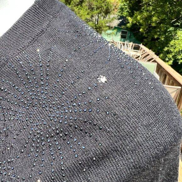 Ted Baker Crew Neck Sweater Amyrlis Stardust Neutral Knit New Size 4 (Large) - Picture 6 of 16